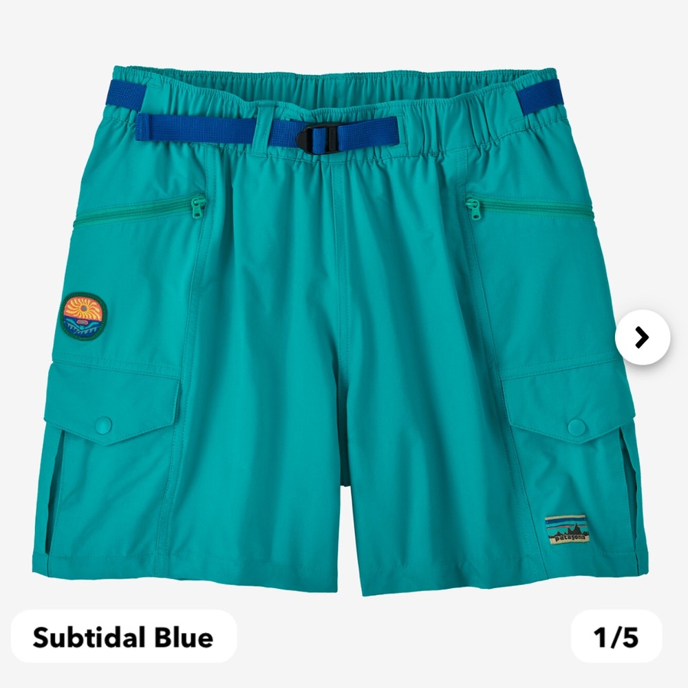Patagonia Women's Athletic Shorts - Subtidal Blue